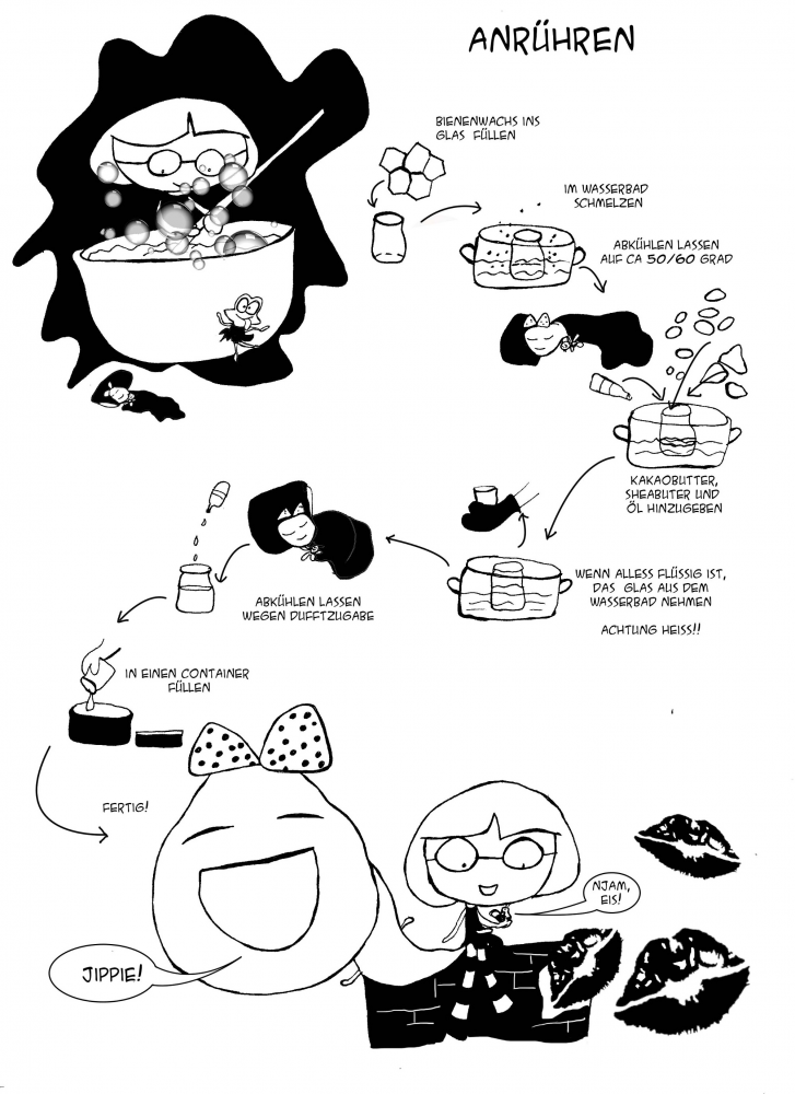 Comic: Lipbalm -pflegend- Anleitung 2