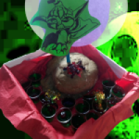kids cake yoda