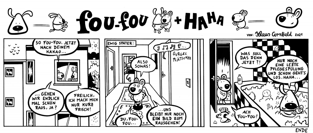 Comic: 04 Fou-fou+Haha sonntagsstrip 1