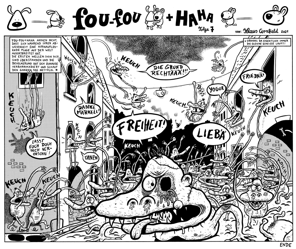 Comic: 07 Fou-fou+Haha Sonntagsstrip 1