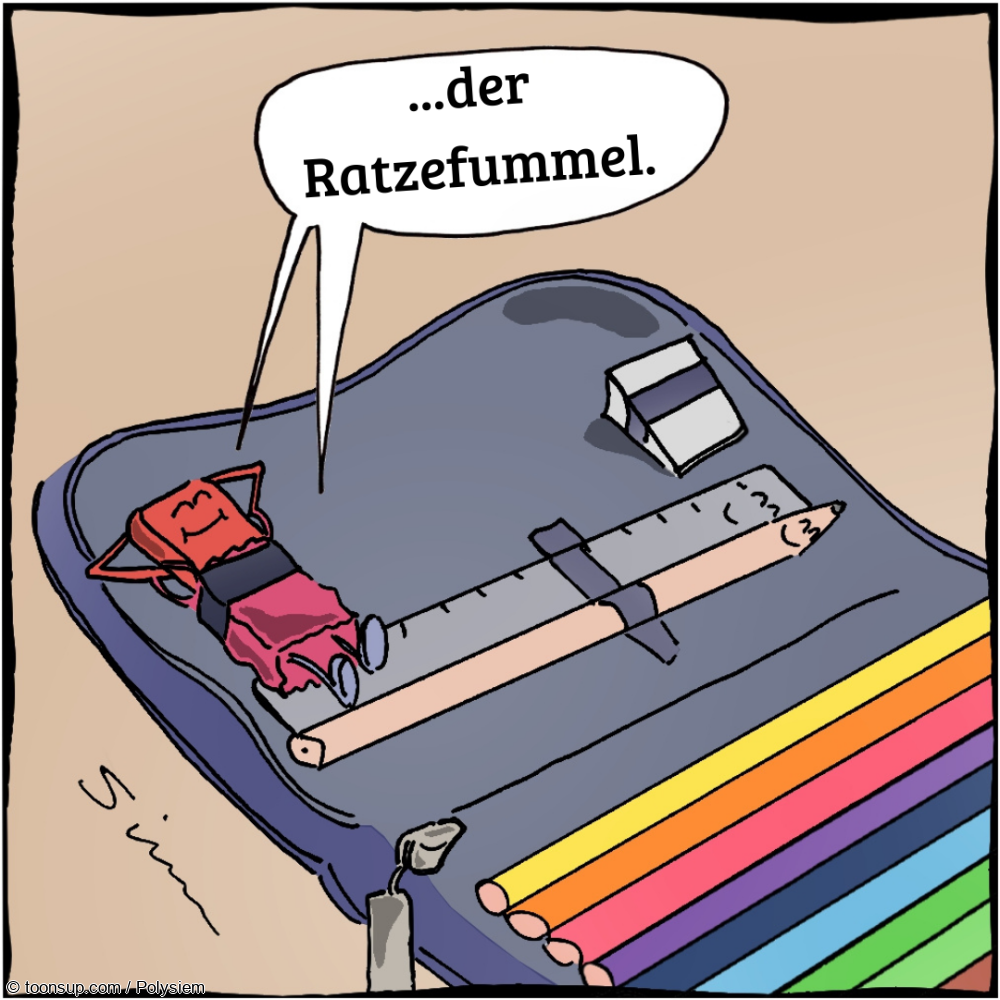 Comic: Neulich in der Federmappe 4