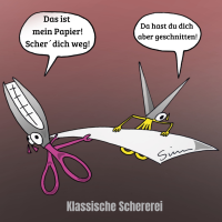 Auseinander!