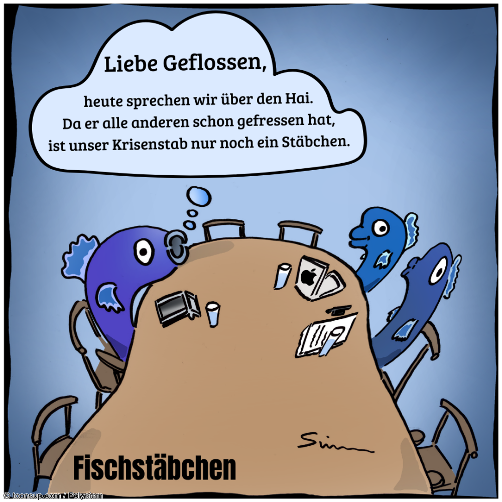 Cartoon: Liebe Geflossen 1