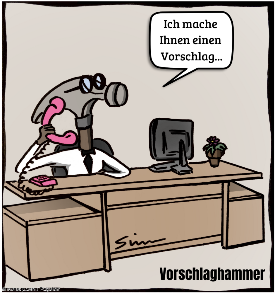 Cartoon: Hammer 1
