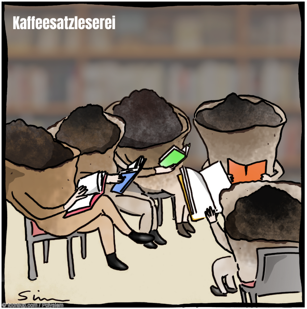 Cartoon: Kaffeesatz 1