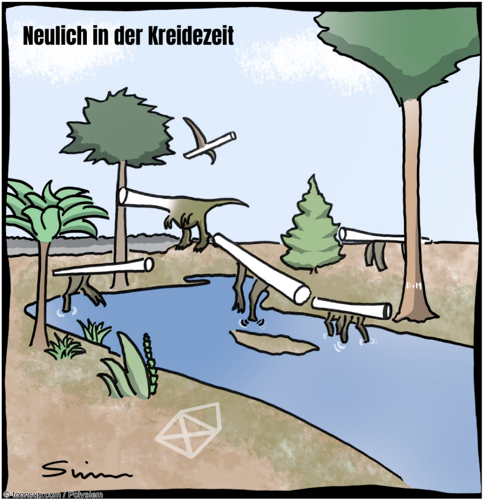 Cartoon: Kreidezeit 1