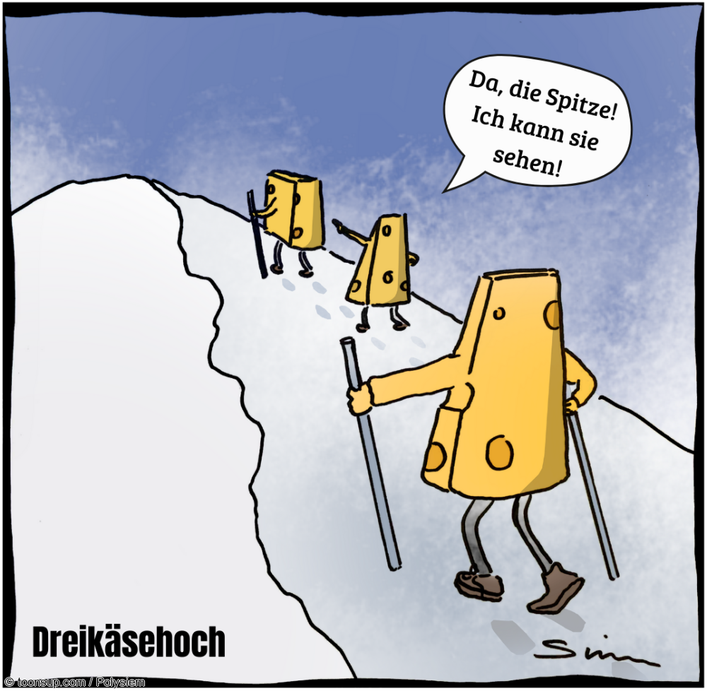 Cartoon: Käse 1