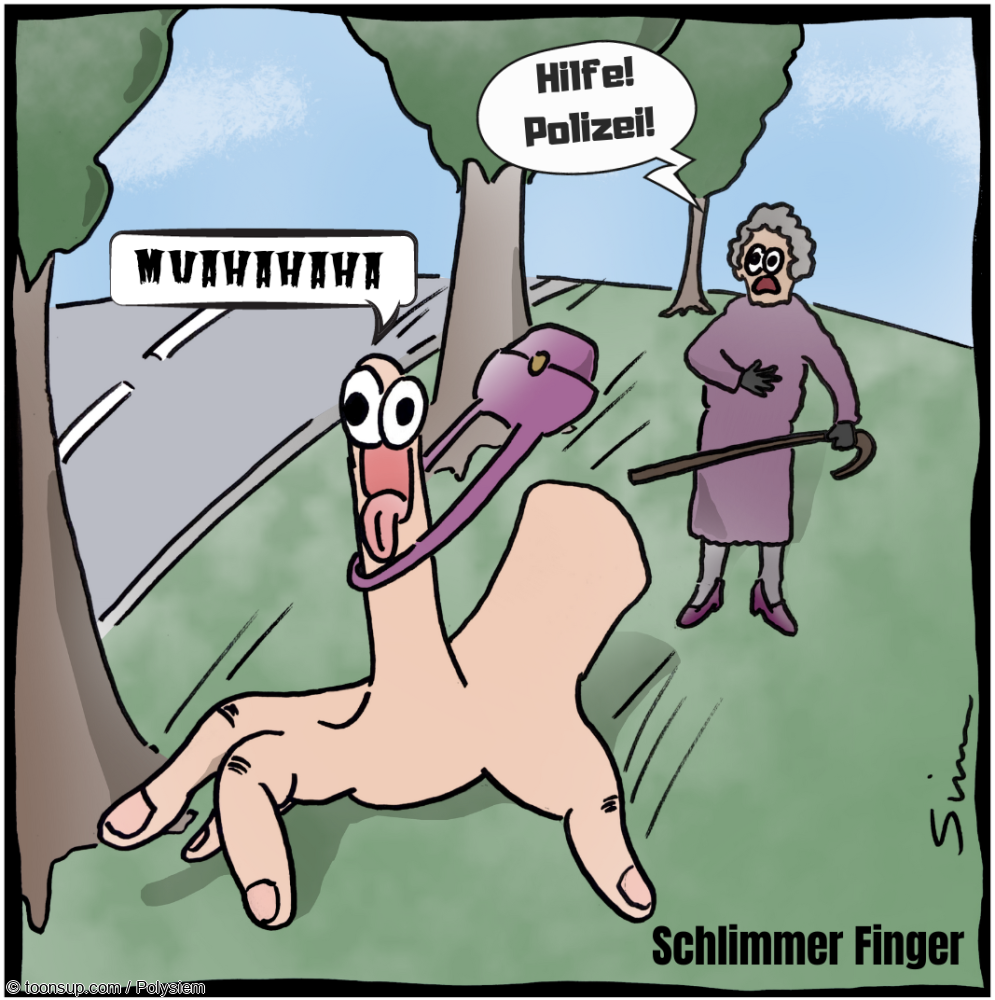 Cartoon: Schurke 1
