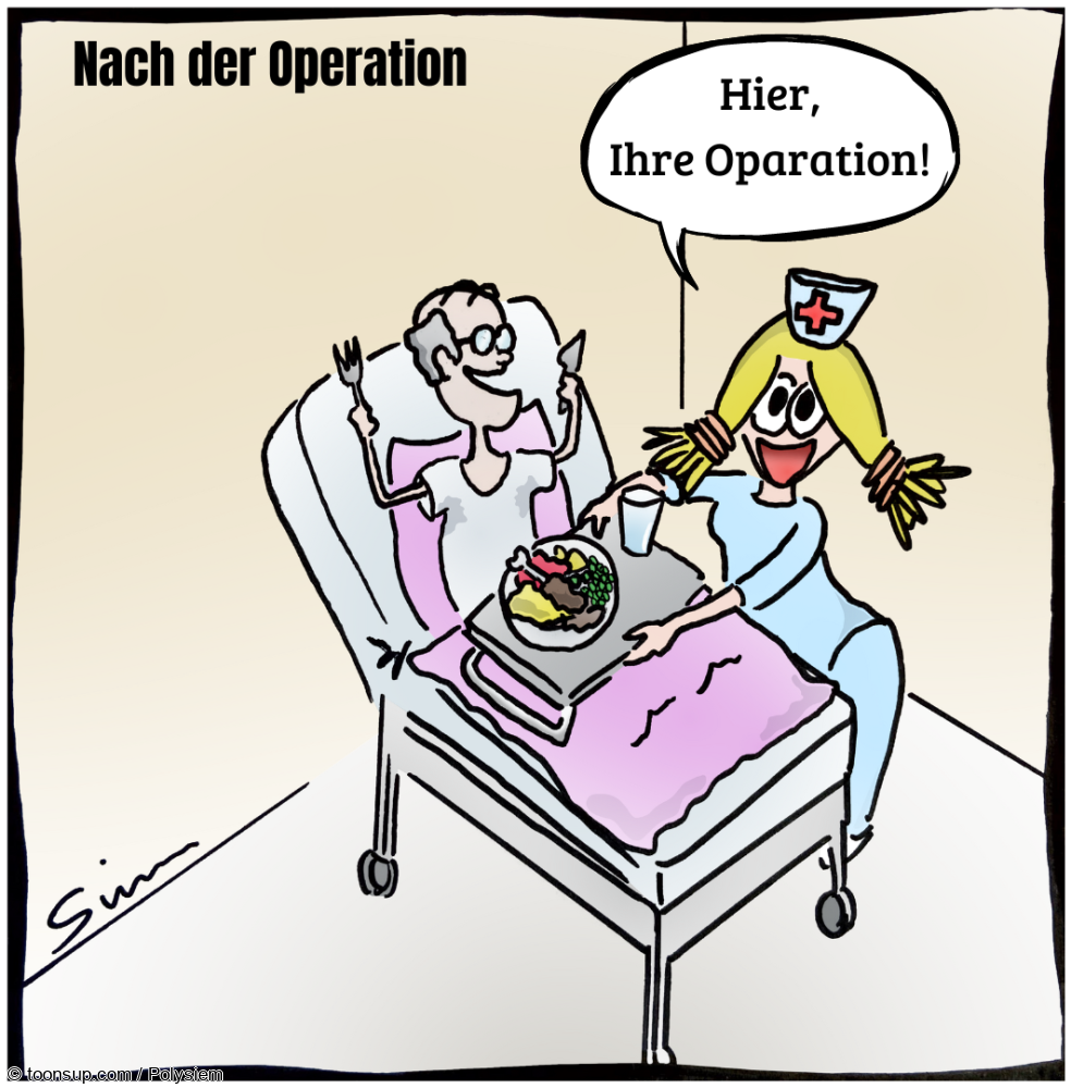 Cartoon: Operation 1