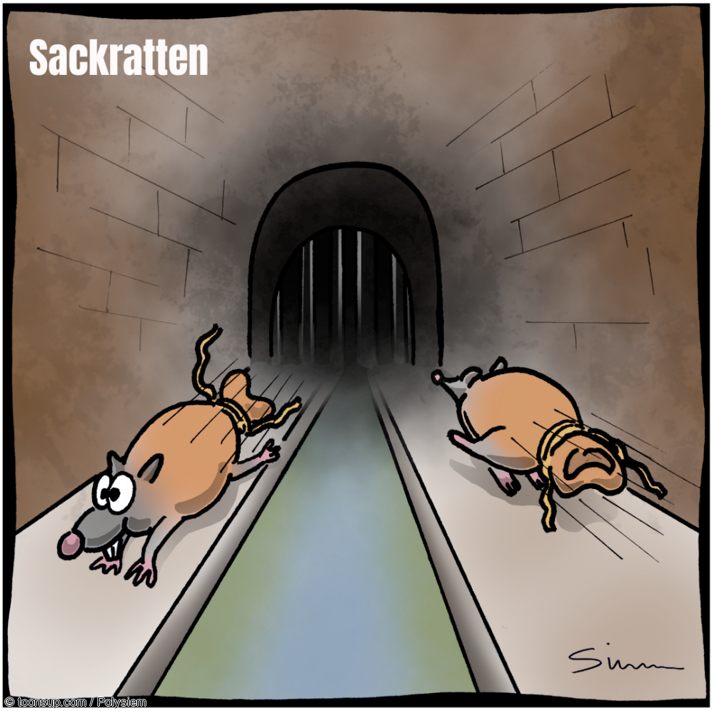 Cartoon: Neulich in der Kanalisation 1