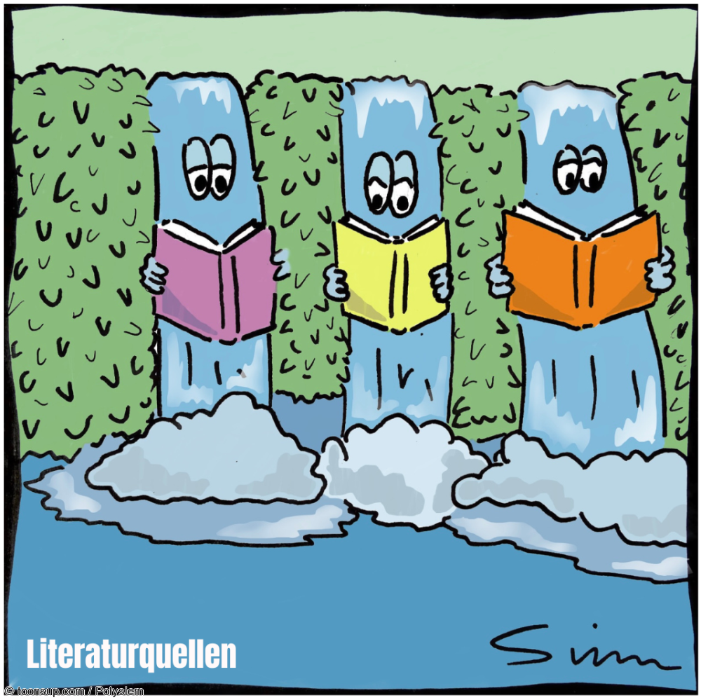 Cartoon: Lesefluss 1