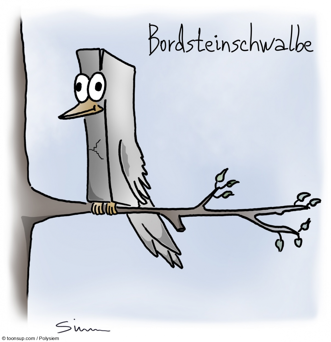 Cartoon: Bordsteinschwalbe 1