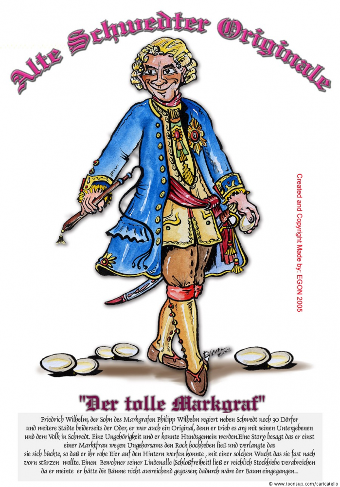 Concept Art / Character Design: Der tolle Markgraf von Schwedt 1
