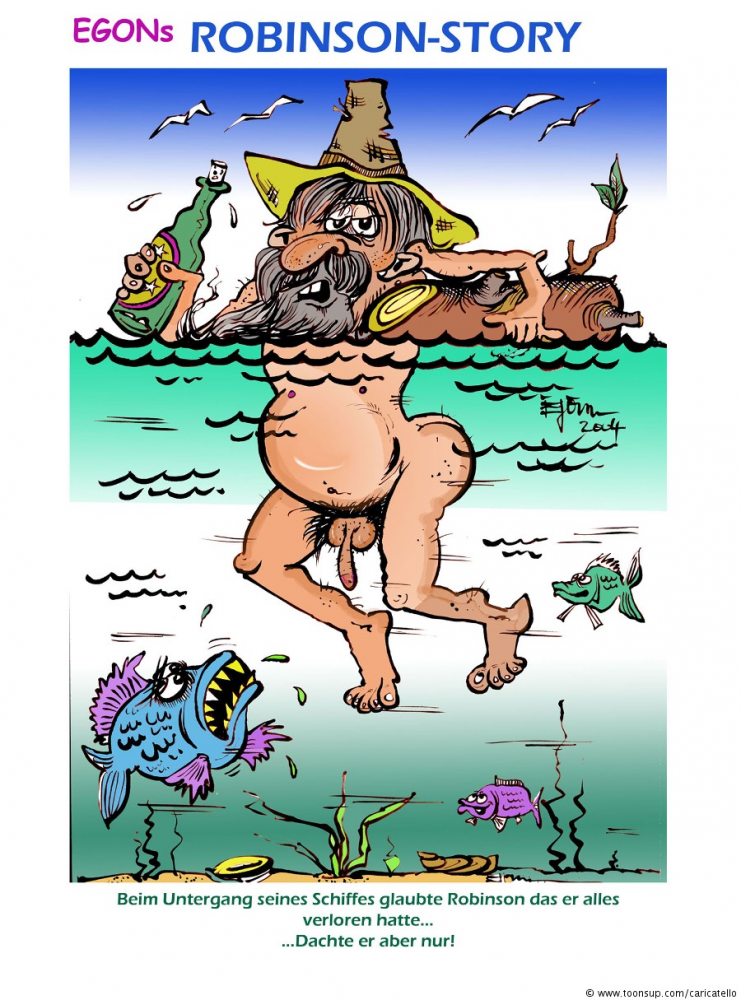 Cartoon: Robinson 1