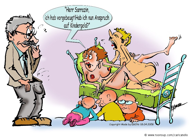 Cartoon: Sarrazin`s Familienplanung 1