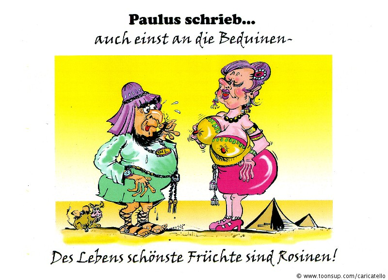 Cartoon: Paulus schrieb...I 1