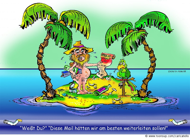 Cartoon: E-Mail 1