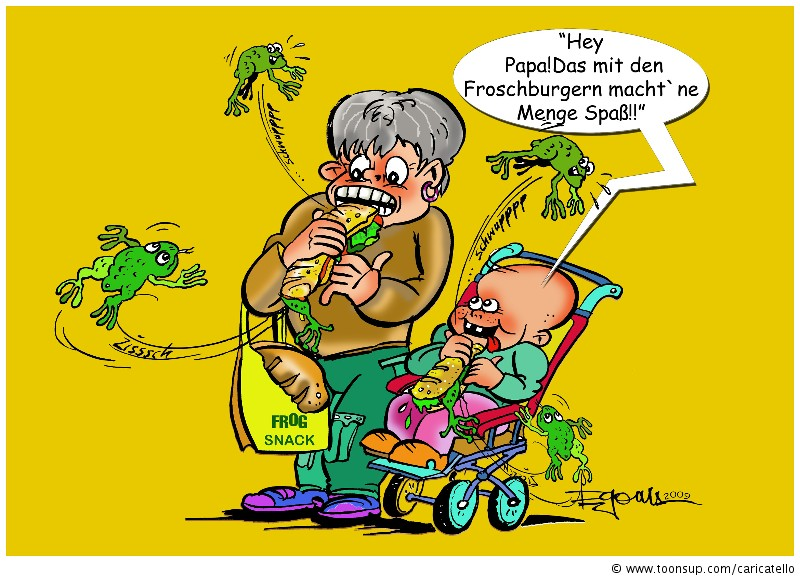 Cartoon: FROSCHBURGER 1