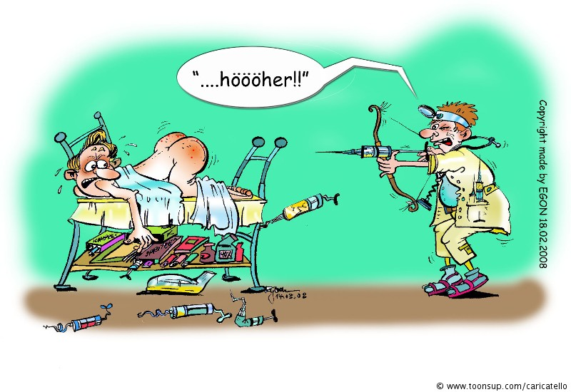 Cartoon: Personalmangel im Klinikum 1