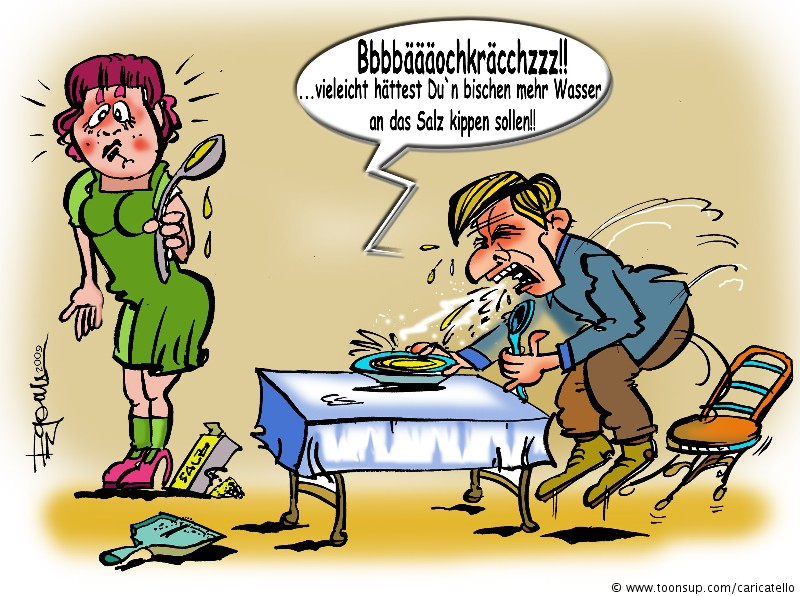 Cartoon: Das edle Salz in der Suppe... 1