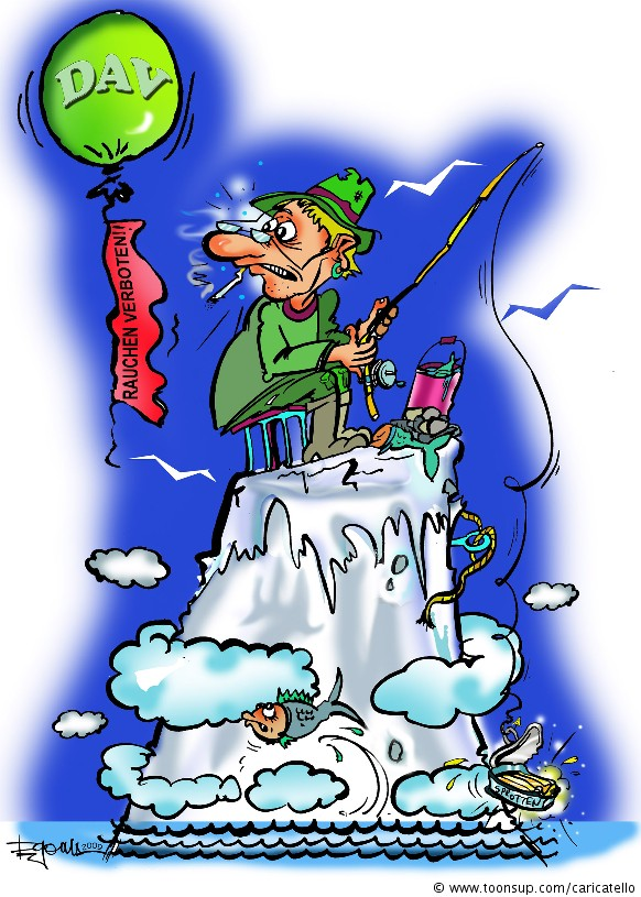 Cartoon: Gipfelstürmer IV 1