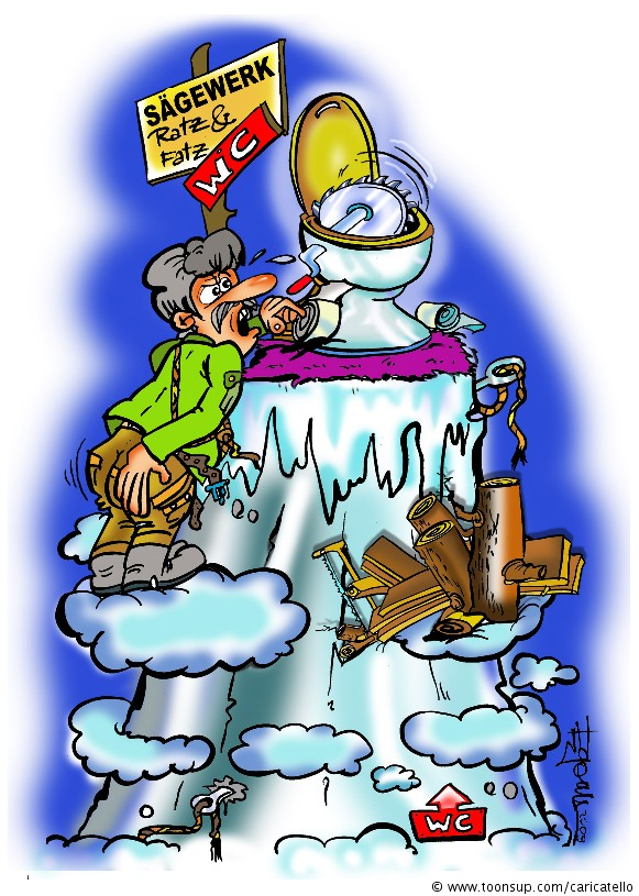 Cartoon: Gipfelstürmer VIII 1