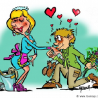 IllustrationsFolge zu einem Lied...(Sabinchen war ein...)
