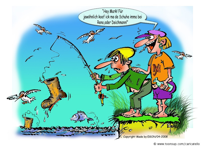 Cartoon: Reno oder deichmann? 1