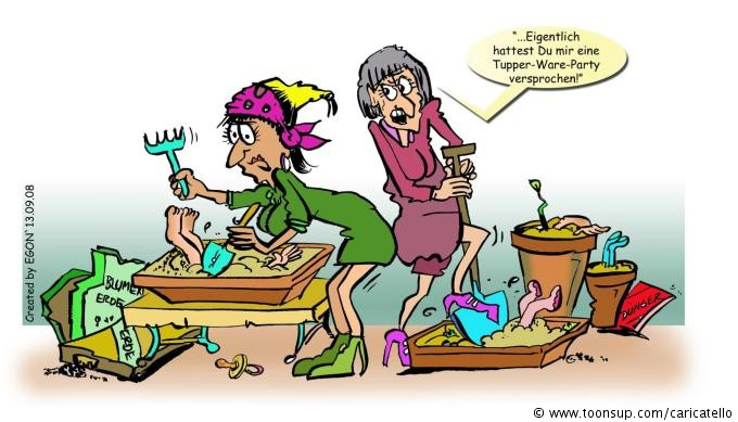 Cartoon: Ohne viel Worte.... 1
