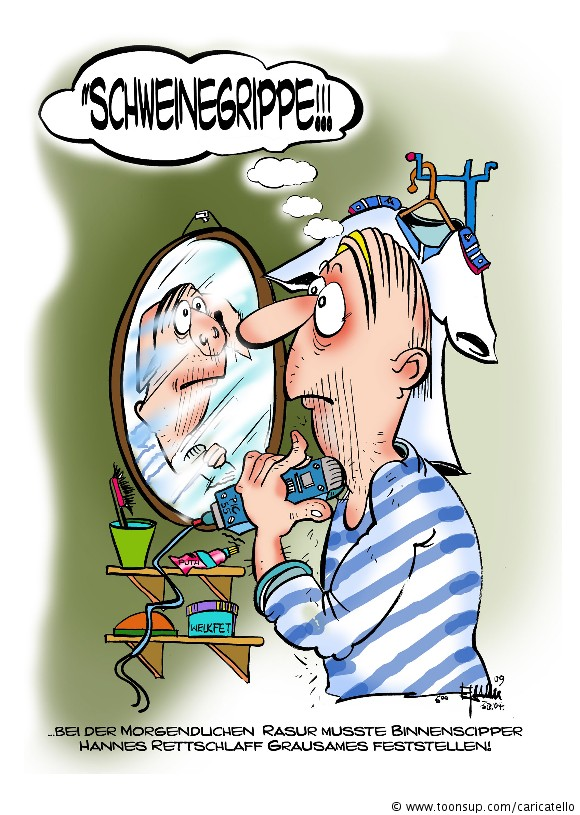 Cartoon: Spieglein,Spieglein an der Wand... 1