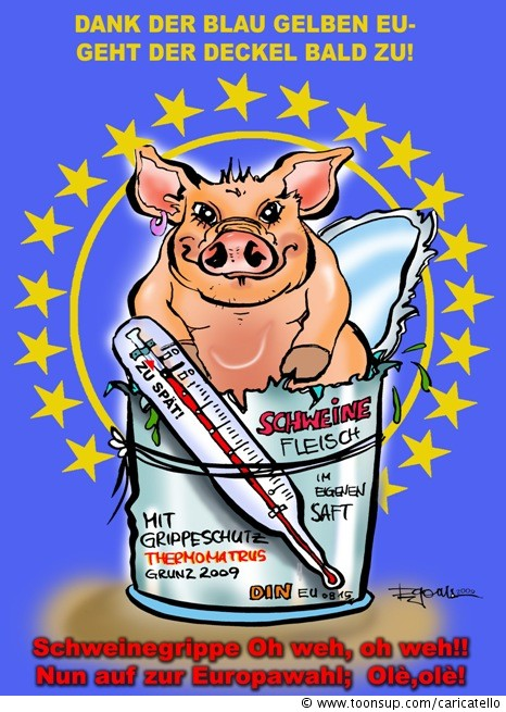 Cartoon: Thermomatrus contra Grippe 1