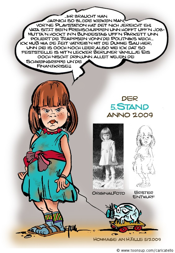 Concept Art / Character Design: Hommage an 'Pinselheinrich' H.Zille,Bln. 1