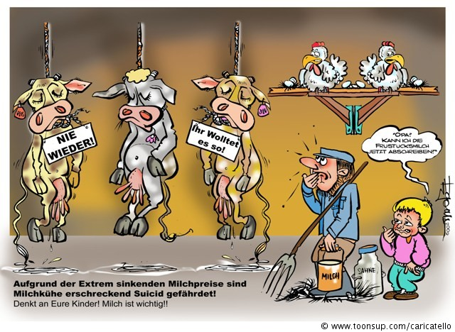 Cartoon: Milch gestrichen!! 1