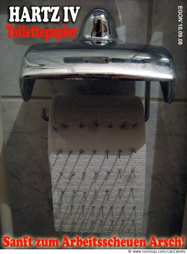 Anderes: Hartz IV WC-Papier 1