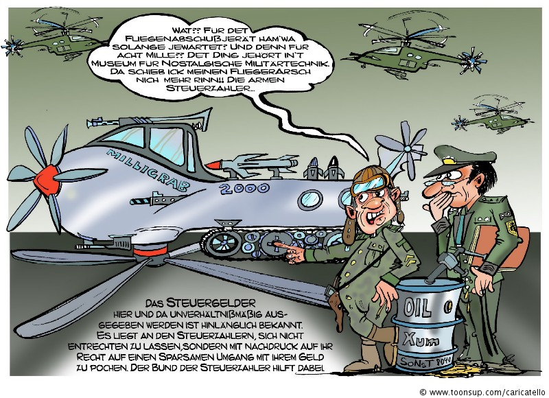 Cartoon: Armer Steuerzahler! 1