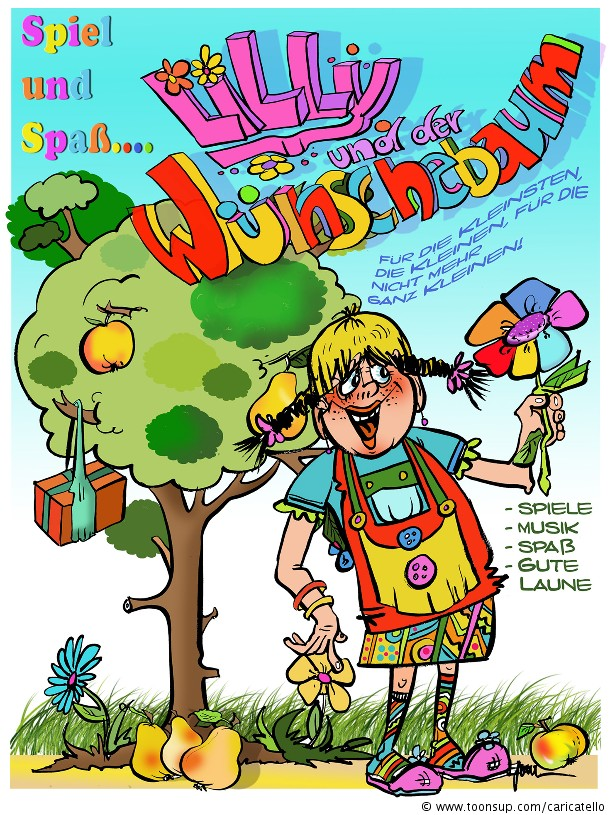 Illustration: Poster für Kinderzirkus 1