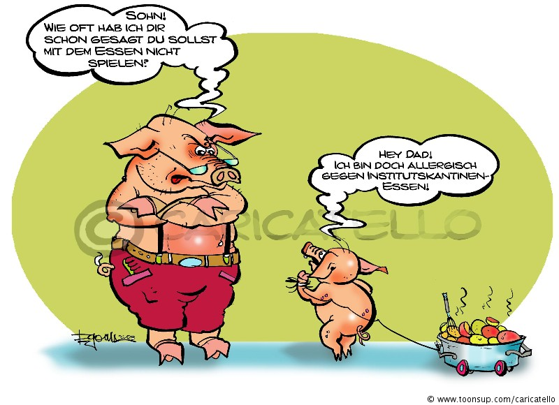 Cartoon: SchweineAllergie 1