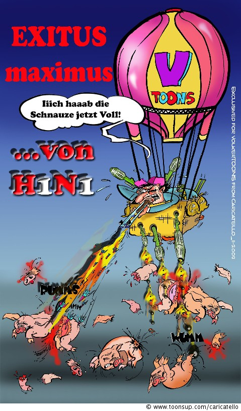 Cartoon: Schluß mit Lustig 1