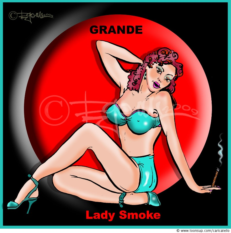 Illustration: Lady Smoke for the Aficionados 1