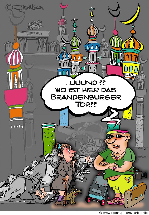 Cartoon: Wo ist die Berlin-Info? 1