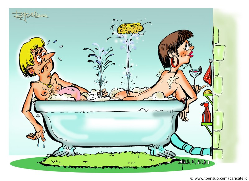 Cartoon: Wer kann der kann....II 1