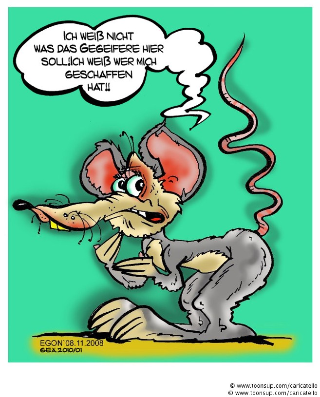 Illustration: Celvin,Cartoonfolge 1