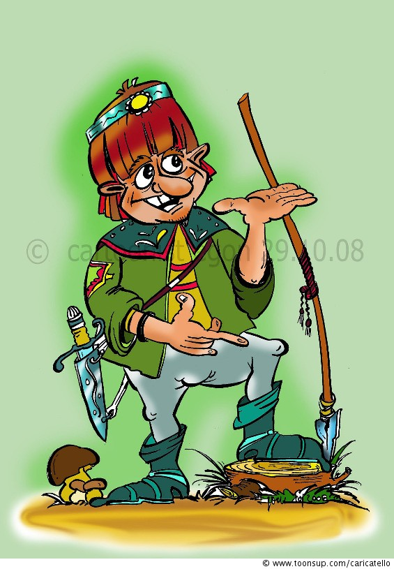 Illustration: Celvin,Cartoonfolge 2