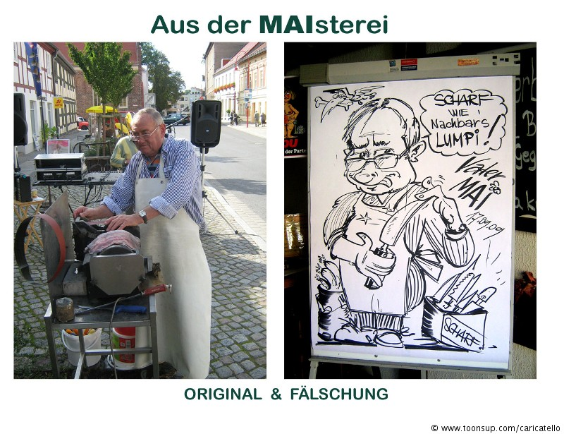 Cartoon: Schnell gezeichnet,schnell gelächelt!! 4