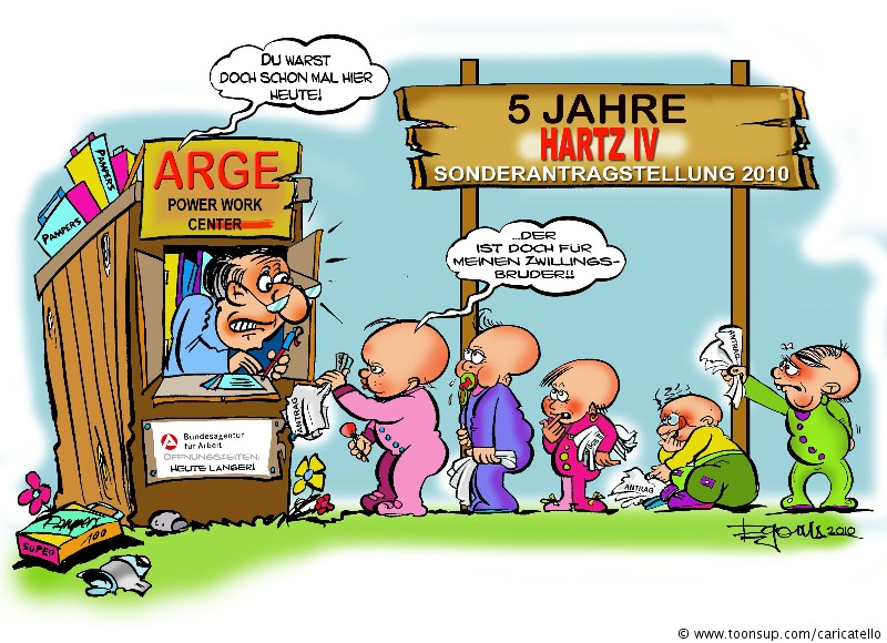 Cartoon: Hartzlichen Glückwunsch! 1
