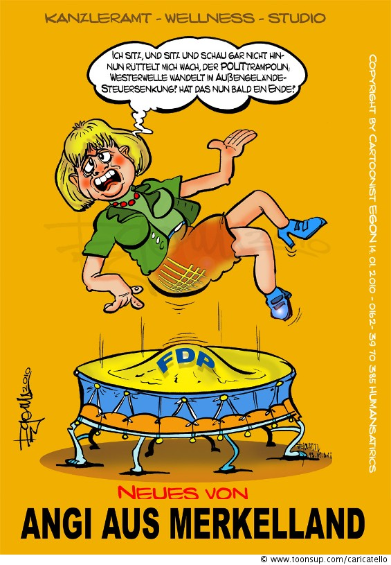 Cartoon: Neues aus dem Merkelland...II 1