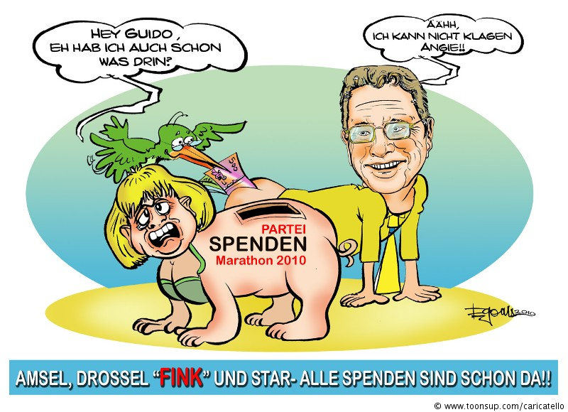 Cartoon: Amsel,Drossel,Fink und Star..... 1