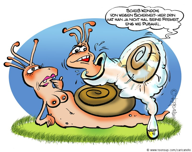 Cartoon: 'Kondompanne' 1