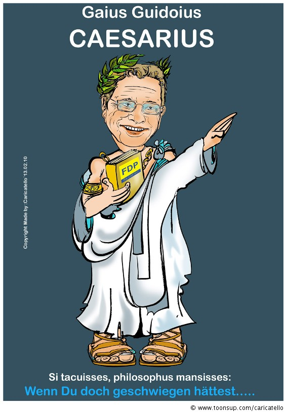 Cartoon: Der 'MÖCHTEGERN-CÄSAR' 1