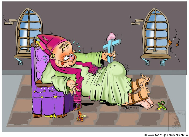 Cartoon: Mißbräuchlich geduldeter Mißbrauch... 1